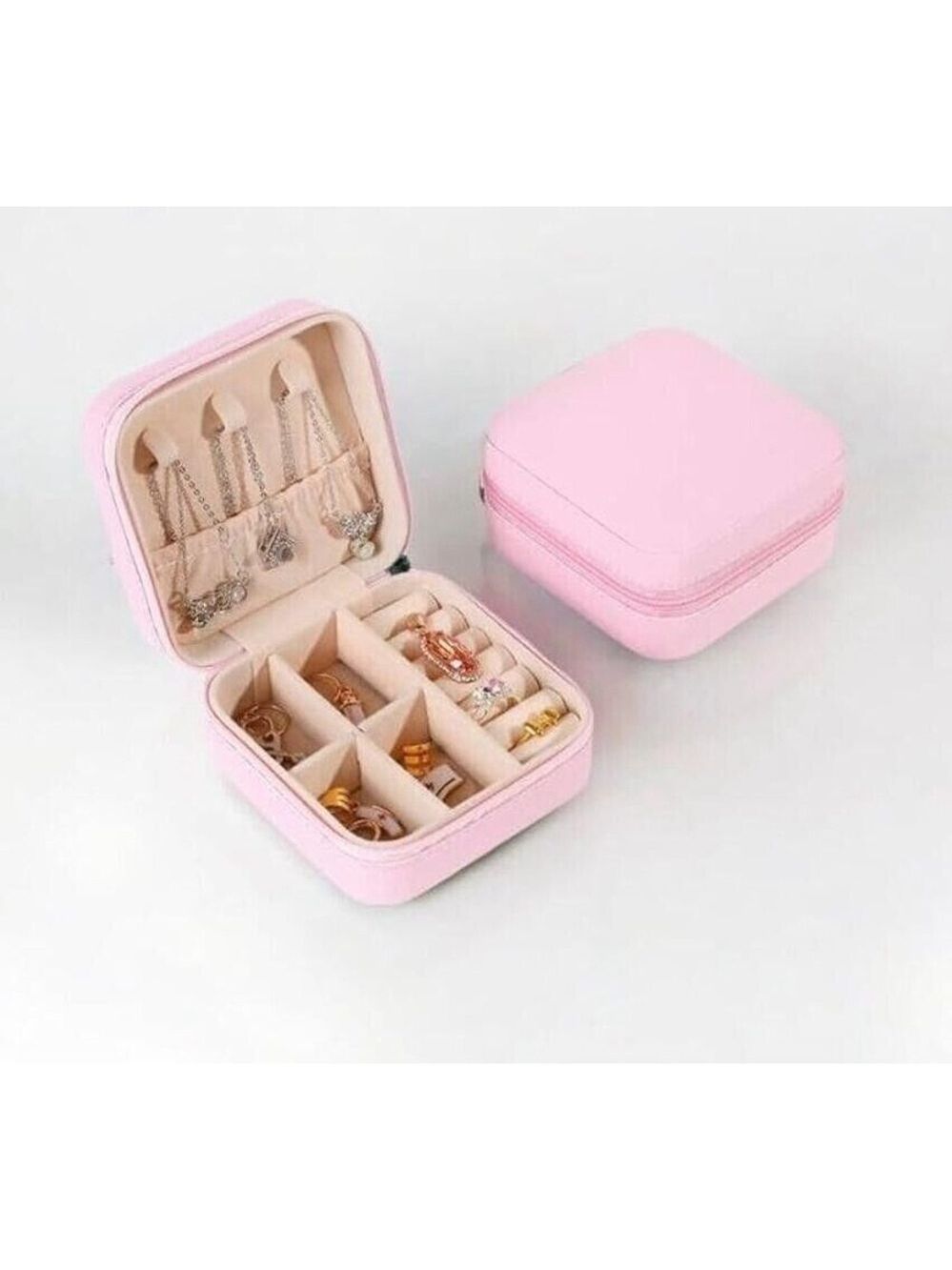 Jewelry Box Travel Accesories Storage Box in Pink